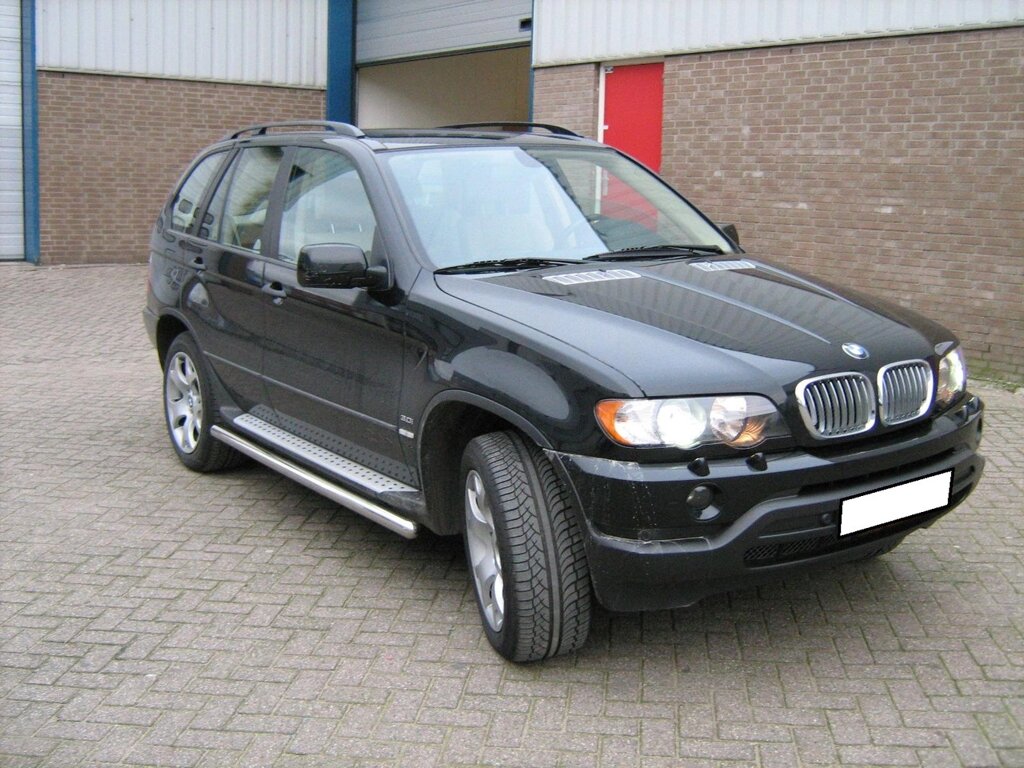 Бічний захист пороги труби BMW X5 2004-2010 кенгурятник захист задня дуги пороги від компанії AUTOAS - фото 1