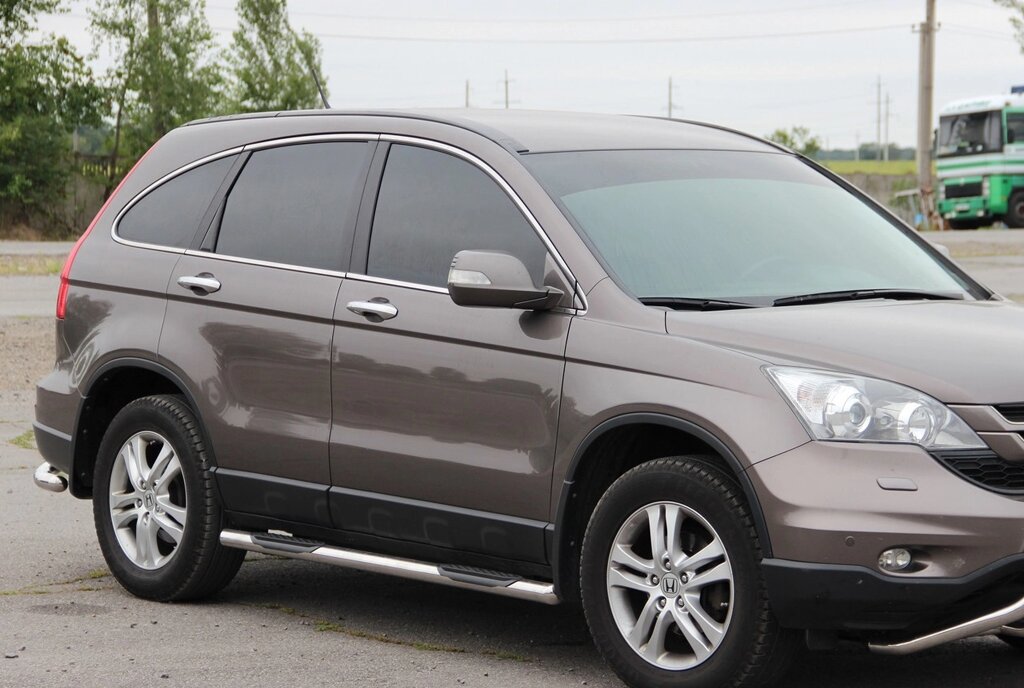 Бічний захист пороги труби Honda CR-V 2006-2012 кенгурятник захист бампера дуги пороги від компанії AUTOAS - фото 1