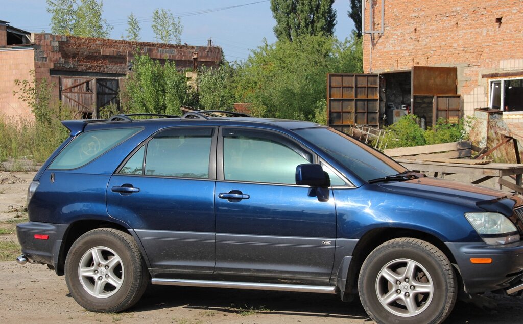 Бічний захист пороги труби Lexus RX 1997-2003 кенгурятник захист бампера дуги пороги від компанії AUTOAS - фото 1