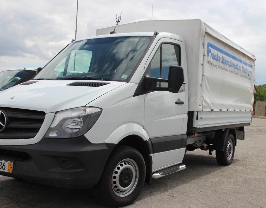 Бічний захист пороги труби Mercedes Sprinter 2014+, 2006-13, 1995-06 кенгурятник захист задня дуги пороги від компанії AUTOAS - фото 1