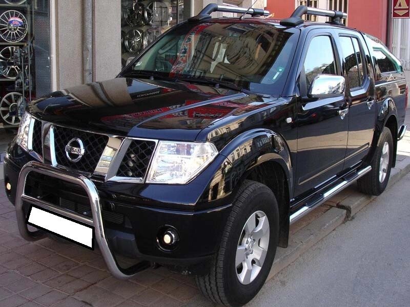 Бічний захист пороги труби Nissan Pathfinder 2006-2013 захист заднього бампера дуги пороги від компанії AUTOAS - фото 1