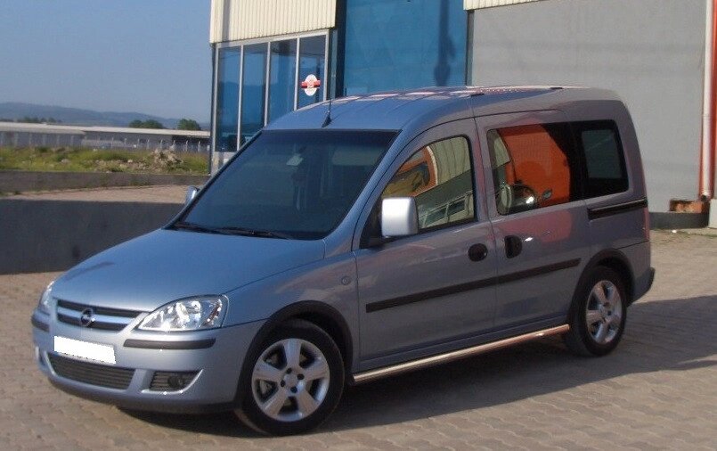 Бічний захист пороги труби Opel Combo C 2001-2011 кенгурятник захист задня дуги пороги від компанії AUTOAS - фото 1