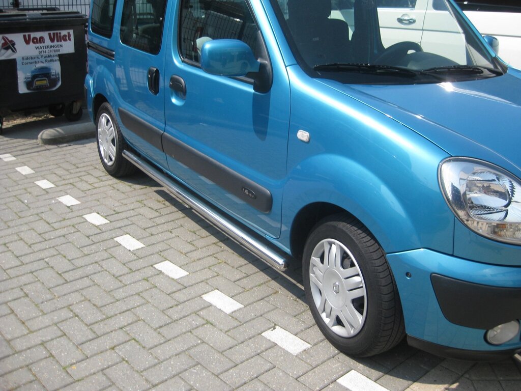 Бічний захист пороги труби Renault Kangoo 1998-2008 Кенгурятник захист бампера дуги пороги від компанії AUTOAS - фото 1