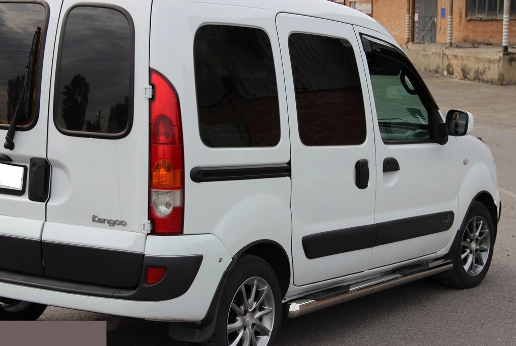 Бічний захист пороги труби Renault Kangoo 1998-2008 Кенгурятник захист бампера дуги пороги від компанії AUTOAS - фото 1