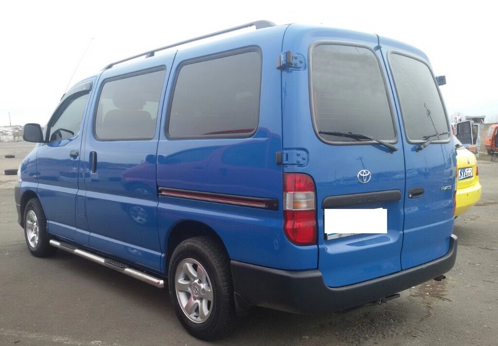 Бічний захист пороги труби Toyota Hiace 2007+ кенгурятник захист бампера дуги пороги від компанії AUTOAS - фото 1