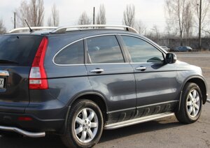 Бічний захист пороги майданчик Honda CR-V 2006-2012 кенгурятник захист бампера дуги пороги