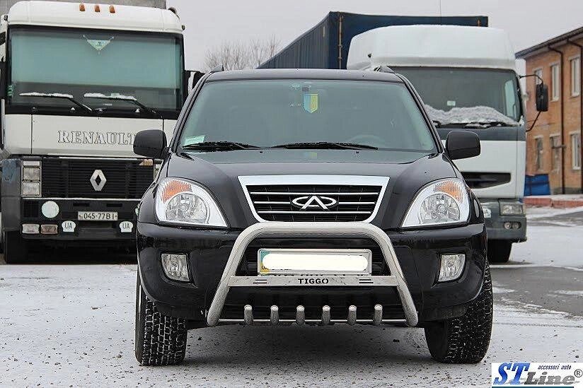 Кенгурник Chery Tiggo (2012-2014)/ с лого від компанії AUTOAS - фото 1