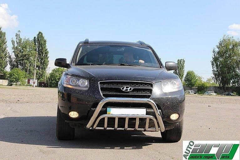 Кенгурник Hyundai Santa Fe (2006-2012) / подвійною від компанії AUTOAS - фото 1