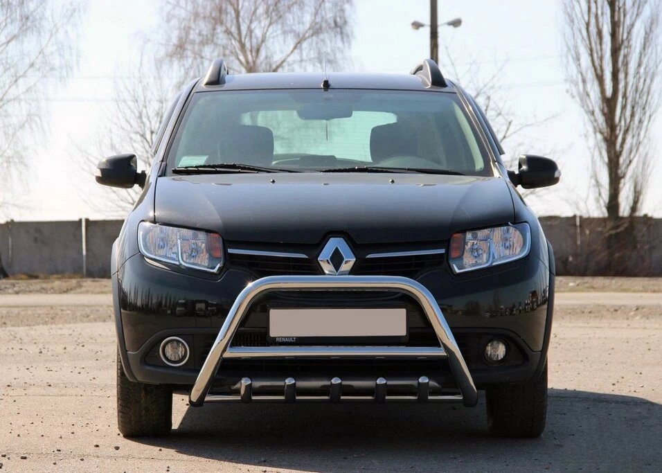 Кенгурник на Dacia Sandero Stepway (2012+) Дача Сандеро Степвей від компанії AUTOAS - фото 1