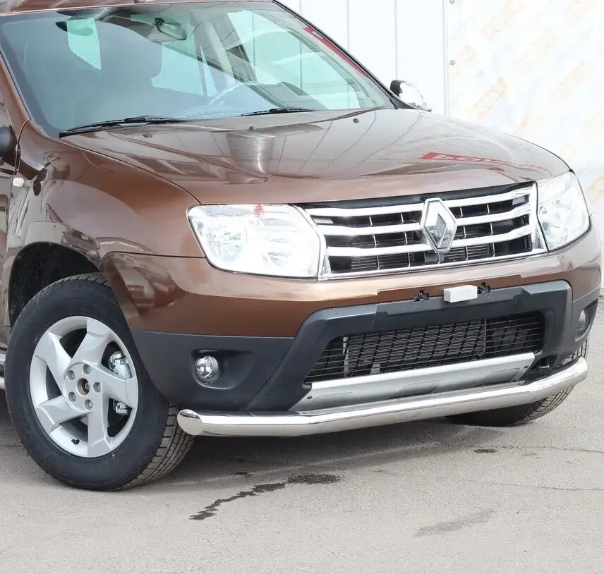 Кенгурник Renault Duster (2010-) /uth60 /ус одинарний від компанії AUTOAS - фото 1