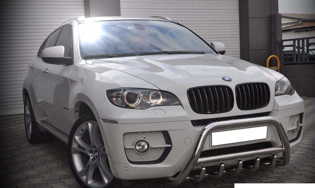 Кенгурятник 42 мм для BMW X6 2006+ Захист заднього бампера дуги пороги від компанії AUTOAS - фото 1