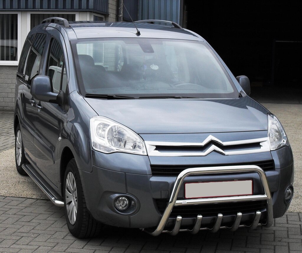 Кенгурятник для Citroen Berlingo 08+, 98-08 захист заднього бампера дуги пороги від компанії AUTOAS - фото 1