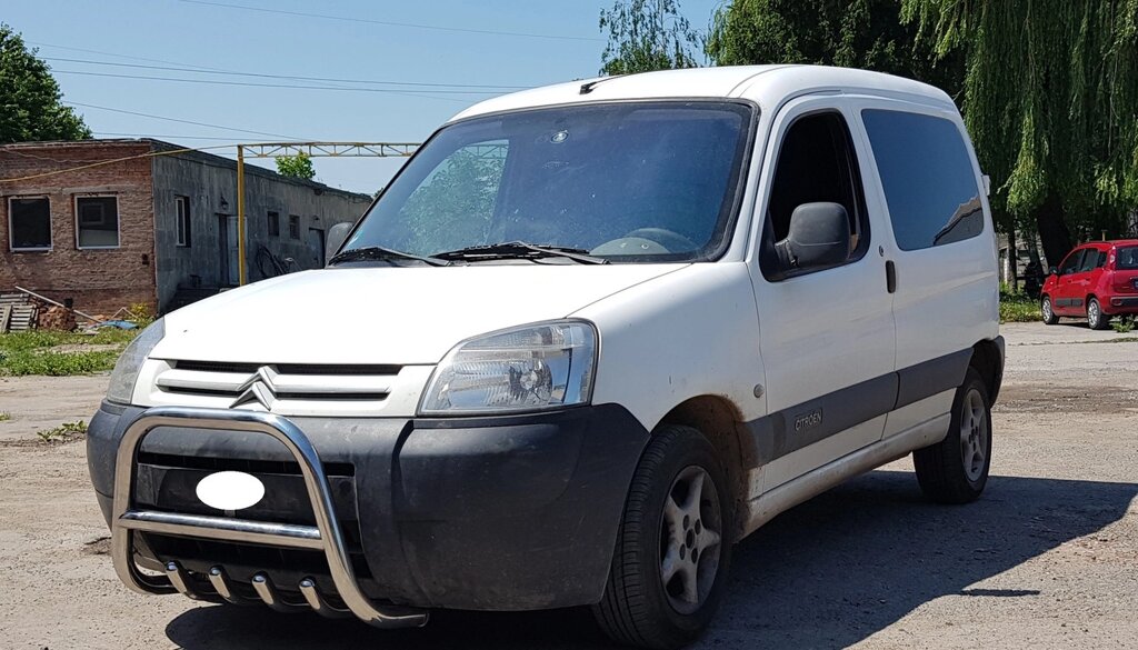 Кенгурятник для Citroen Berlingo 98-08, 08+ захист заднього бампера дуги пороги від компанії AUTOAS - фото 1