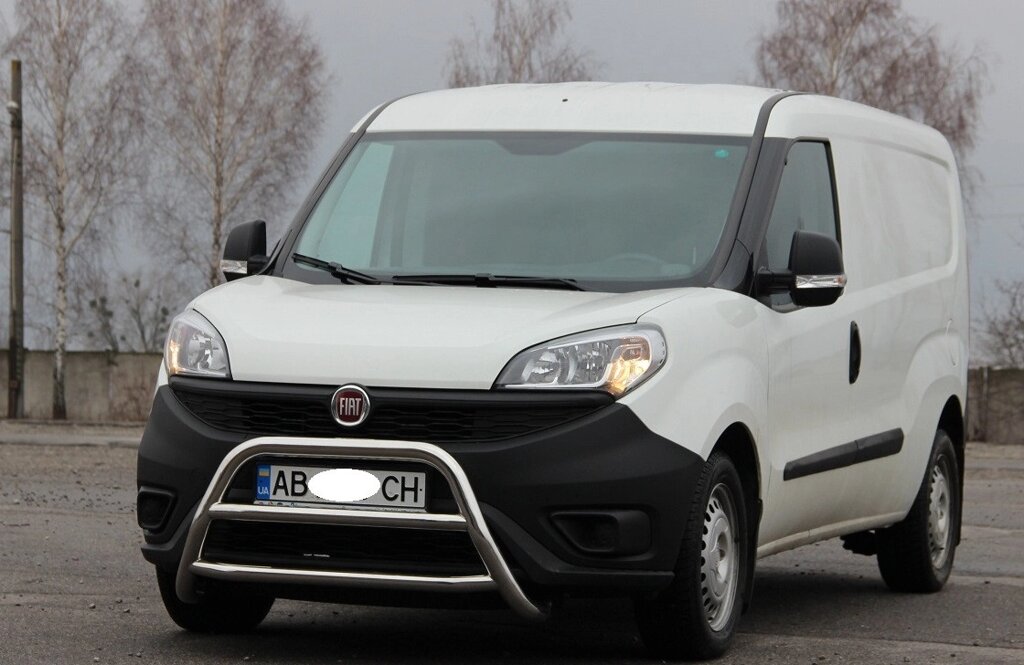 Кенгурятник для Fiat Doblo 2015+ Захист заднього бампера дуги пороги від компанії AUTOAS - фото 1