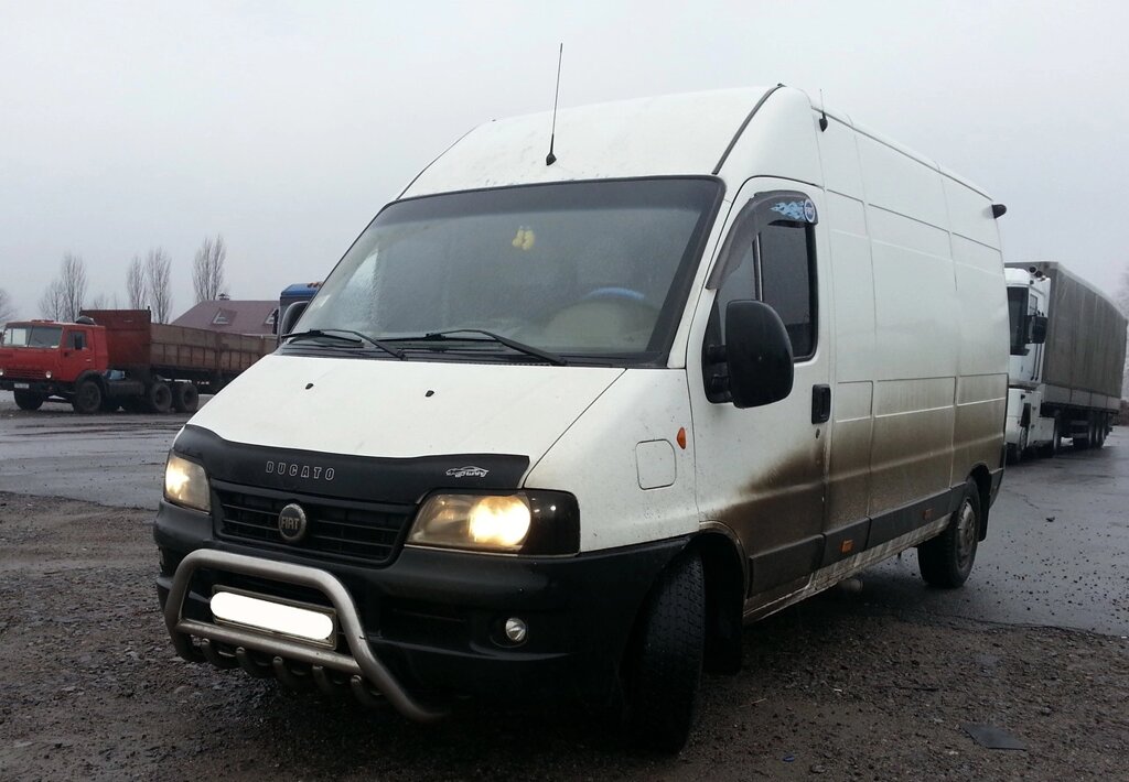 Кенгурятник для Fiat Ducato 1994-2006 2007+ Захист заднього бампера дуги пороги від компанії AUTOAS - фото 1