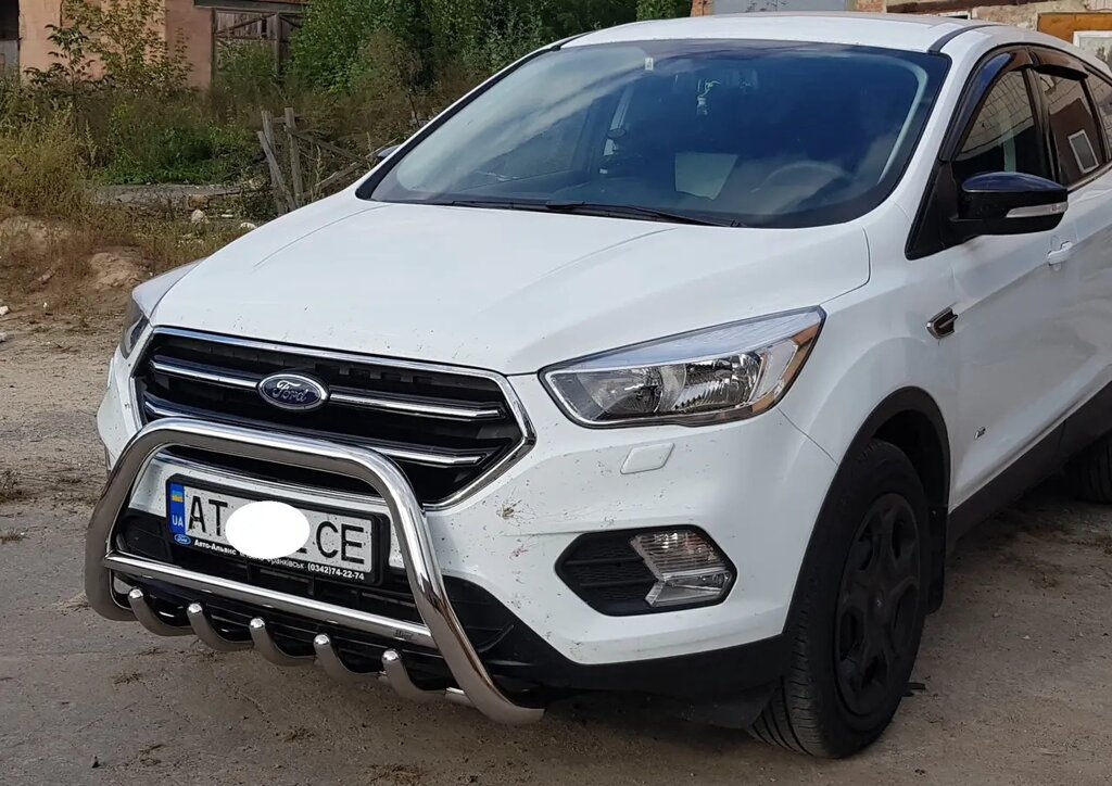 Кенгурятник для Ford Kuga 2013+, 2008-12, 2017+ захист заднього бампера дуги пороги від компанії AUTOAS - фото 1