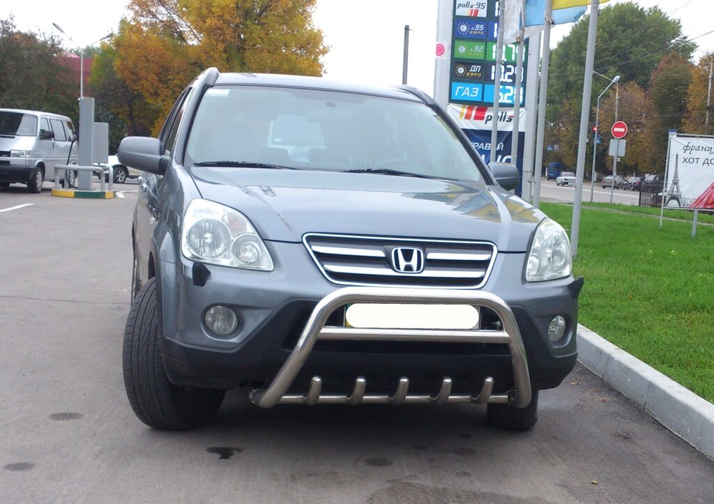 Кенгурятник для Honda CR-V 2001-2006 захист бампера дуги пороги від компанії AUTOAS - фото 1