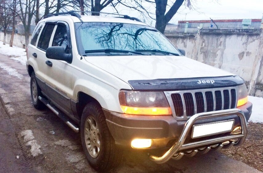 Кенгурятник для Jeep Grand Cherokee 1995-2005 захист бампера дуги пороги від компанії AUTOAS - фото 1