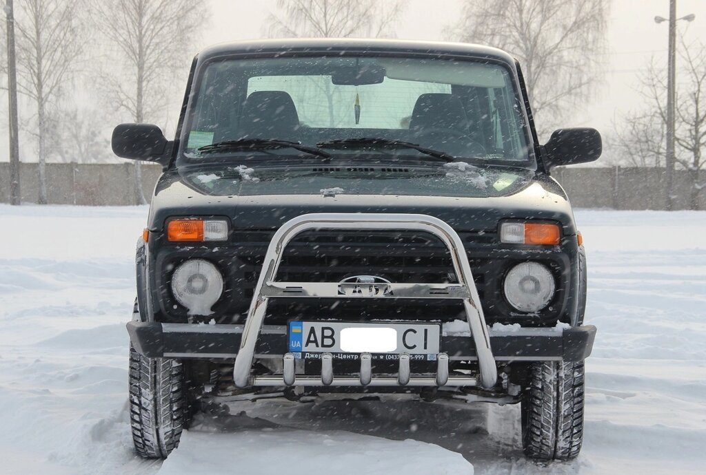 Кенгурятник для LADA ВАЗ-2121 Нива 1985+ Захист заднього бампера дуги пороги від компанії AUTOAS - фото 1