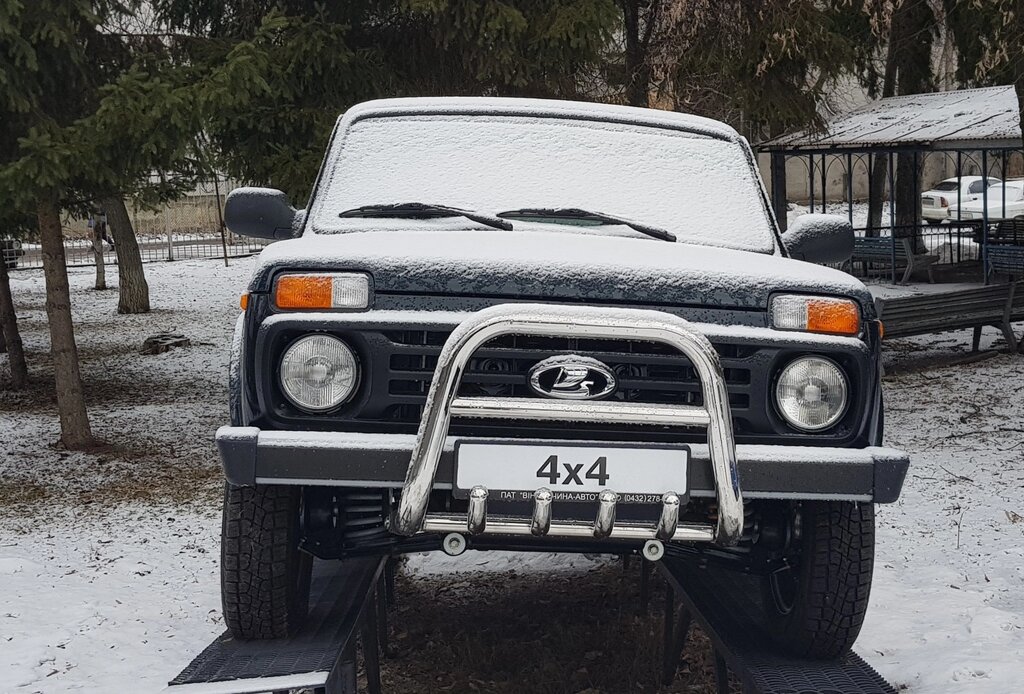 Кенгурятник для LADA ВАЗ-2121 Нива 1985+ Захист заднього бампера дуги пороги від компанії AUTOAS - фото 1