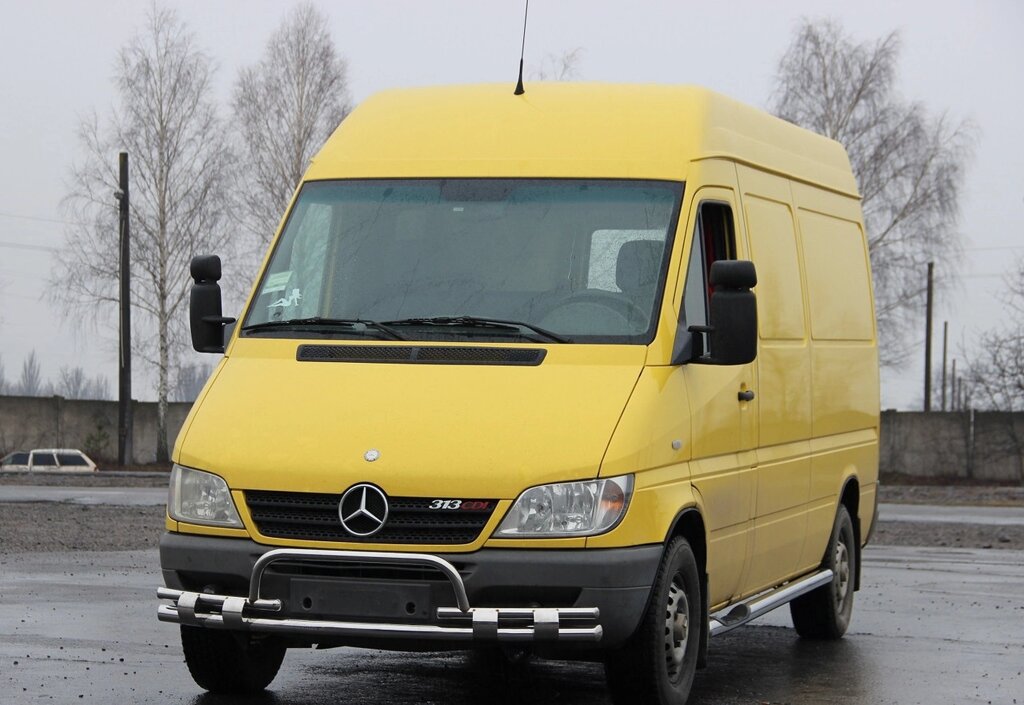 Кенгурятник для Mercedes Sprinter 1995-06, 2006-13, 2014+ Захист заднього бампера дуги пороги від компанії AUTOAS - фото 1