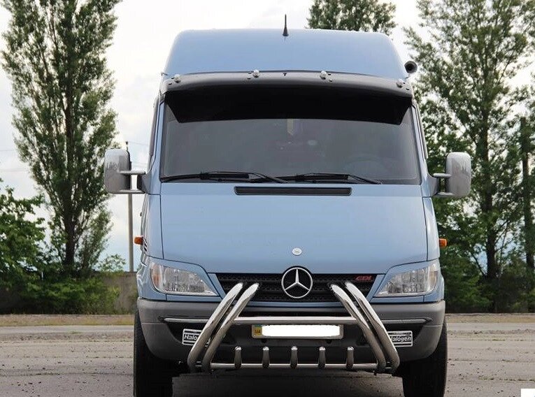 Кенгурятник для Mercedes Sprinter 1995-06, 2006-13, 2014+ Захист заднього бампера дуги пороги від компанії AUTOAS - фото 1