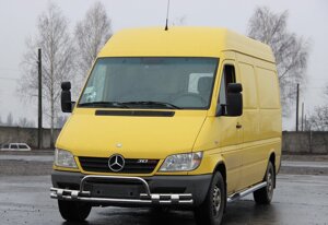 Кенгурятник для Mercedes Sprinter 1995-06, 2006-13, 2014+ Захист заднього бампера дуги пороги