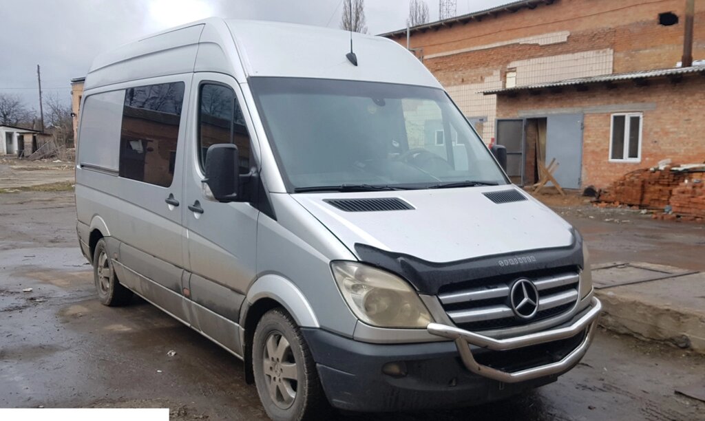 Кенгурятник для Mercedes Sprinter 2006-13, 1995-06, 2014+ Захист заднього бампера дуги пороги від компанії AUTOAS - фото 1