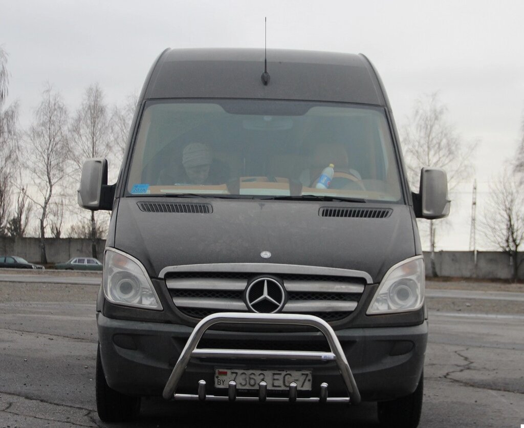 Кенгурятник для Mercedes Sprinter 2006-13, 1995-06, 2014+ Захист заднього бампера дуги пороги від компанії AUTOAS - фото 1