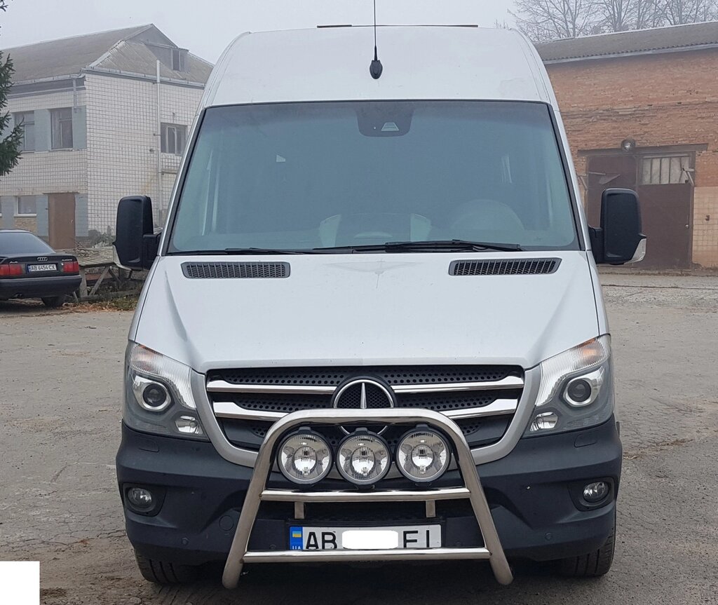 Кенгурятник для Mercedes Sprinter 2014+, 2006-13, 1995-06, Захист заднього бампера дуги пороги від компанії AUTOAS - фото 1