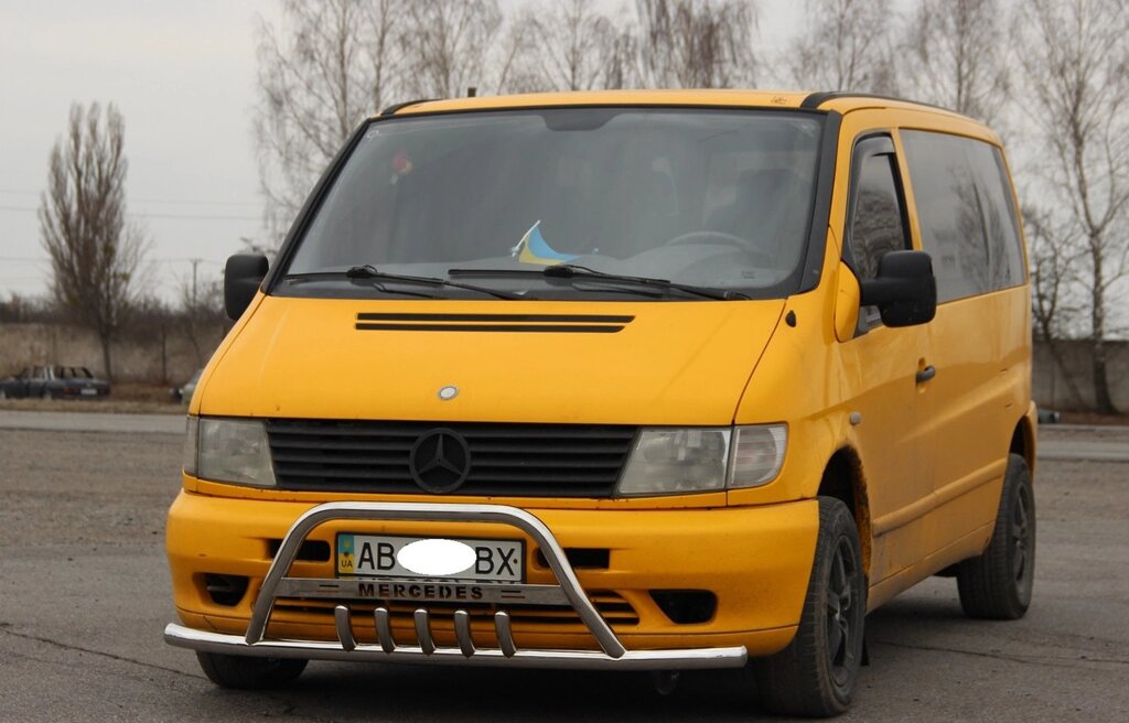 Кенгурятник для Mercedes Vito 1997-2003, 2003-09, 2010-14, 2014+ Захист заднього бампера дуги пороги від компанії AUTOAS - фото 1