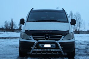 Кенгурятник для Mercedes Vito 2003-09, 1997-03, 2010-14, 2014+ Захист заднього бампера дуги пороги