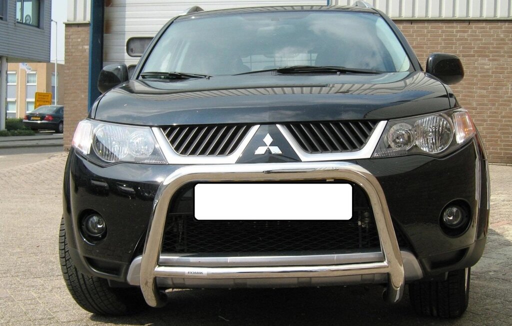 Кенгурятник для Mitsubishi Outlander 03-06 07-11 12-14 14-16 16+ Захист заднього бампера/дуги/пороги від компанії AUTOAS - фото 1