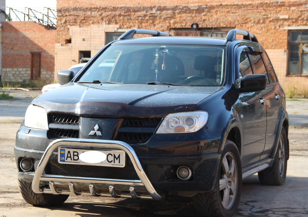 Кенгурятник для Mitsubishi Outlander 03-06 07-11 12-14 14-16 16+ Захист заднього бампера/дуги/пороги від компанії AUTOAS - фото 1