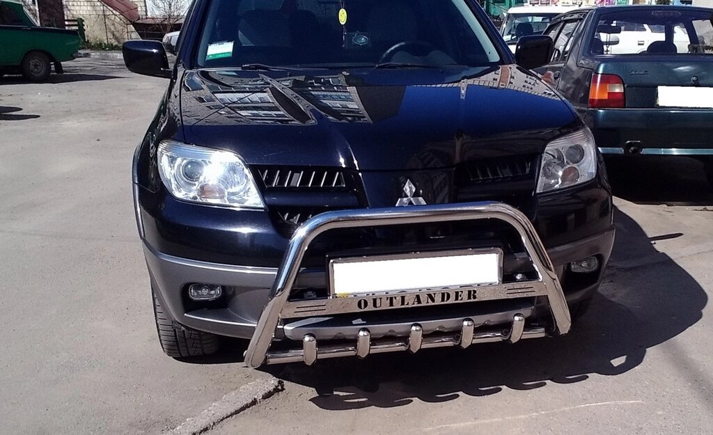 Кенгурятник для Mitsubishi Outlander 03-06 07-11 12-14 14-16 16+ Захист заднього бампера/дуги/пороги від компанії AUTOAS - фото 1