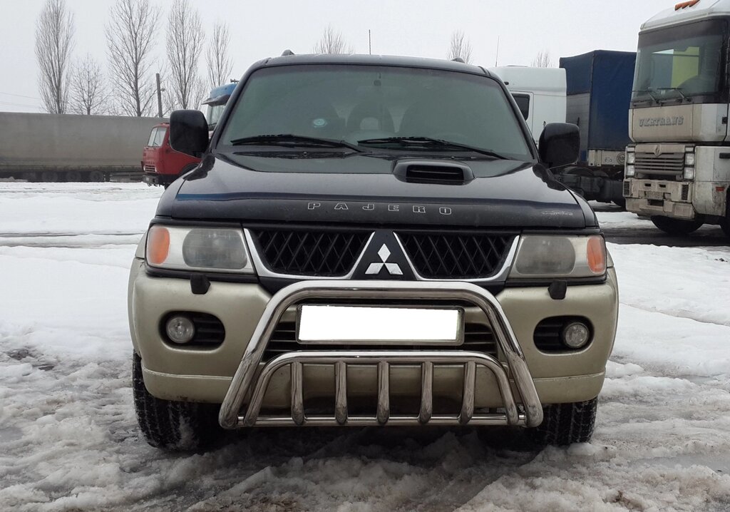 Кенгурятник для Mitsubishi Pajero Sport 1996-2008 Захист заднього бампера/дуги/пороги від компанії AUTOAS - фото 1