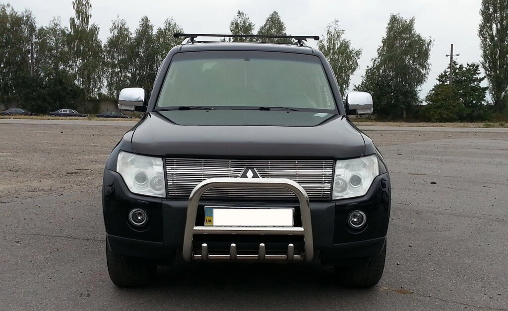 Кенгурятник для Mitsubishi Pajero Wagon IV 2006+ Захист заднього бампера дуги пороги від компанії AUTOAS - фото 1