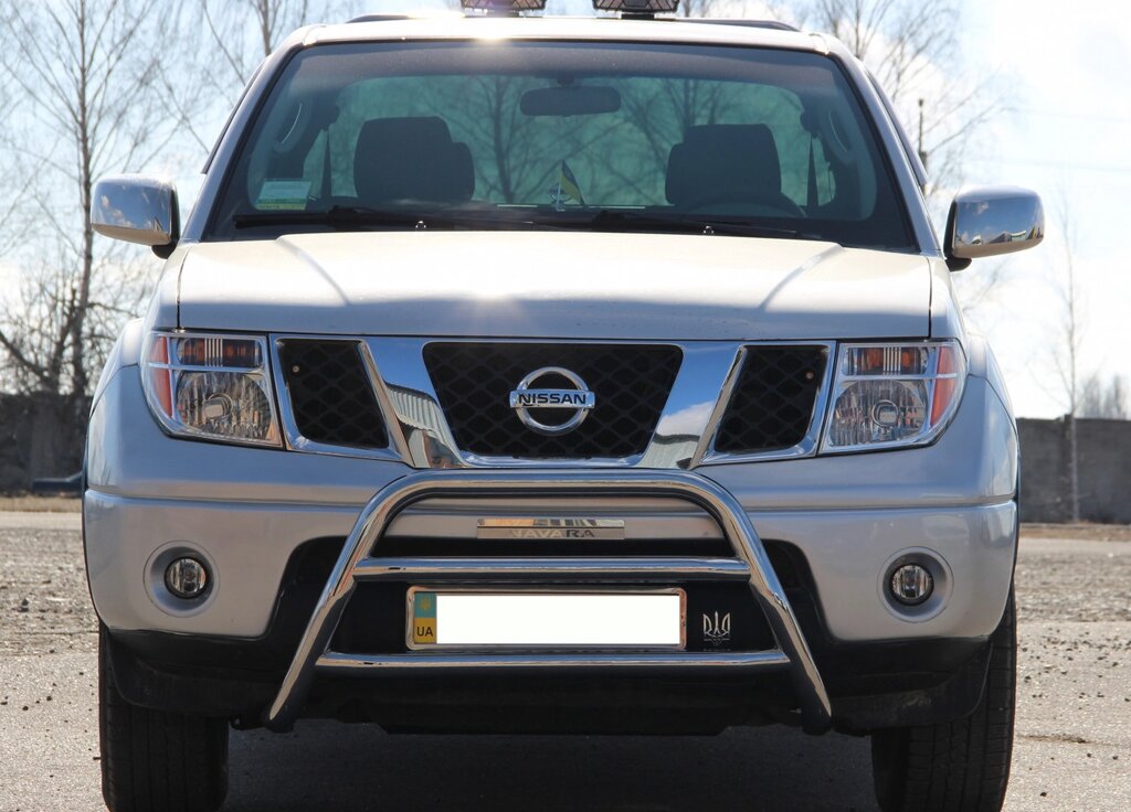Кенгурятник для Nissan Navara 2005-2014 Захист заднього бампера/дуги/пороги від компанії AUTOAS - фото 1