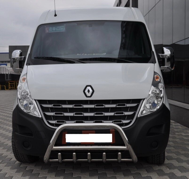 Кенгурятник для Opel Movano 2010+, 1998-2010 Захист заднього бампера/дуги/пороги від компанії AUTOAS - фото 1