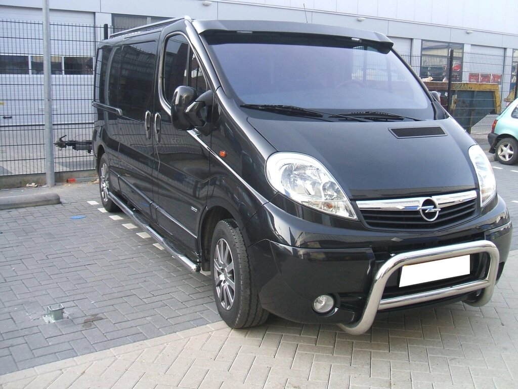 Кенгурятник для Opel Vivaro 2001-2013, 2014+ Захист заднього бампера/дуги/пороги від компанії AUTOAS - фото 1