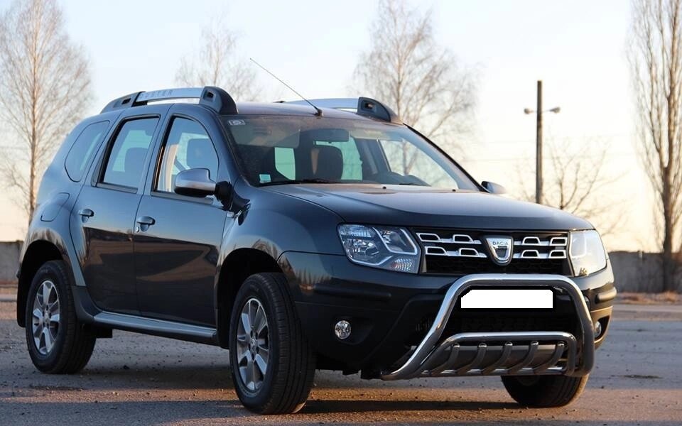 Кенгурятник для Renault Duster 2010-2018 2018+ захист бампера дуги пороги від компанії AUTOAS - фото 1