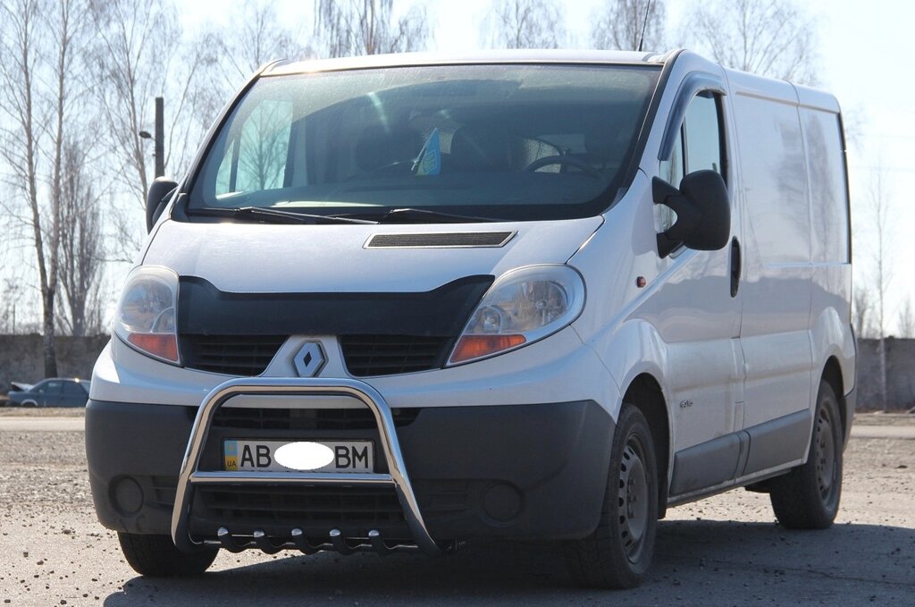 Кенгурятник для Renault Trafic 2001-2014, 2014+ Захист заднього бампера/дуги/пороги від компанії AUTOAS - фото 1