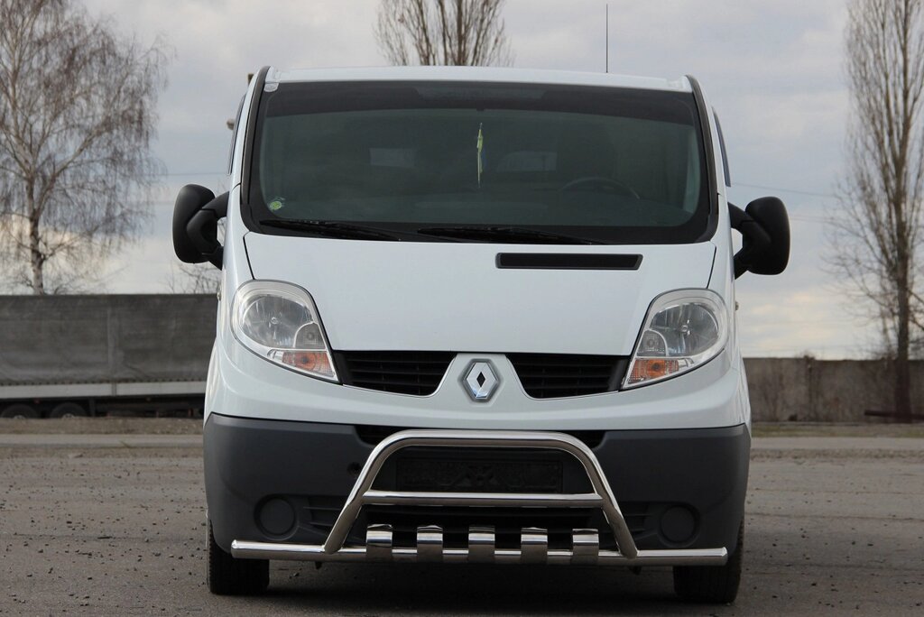 Кенгурятник для Renault Trafic 2001-2014, 2014+ Захист заднього бампера дуги пороги від компанії AUTOAS - фото 1