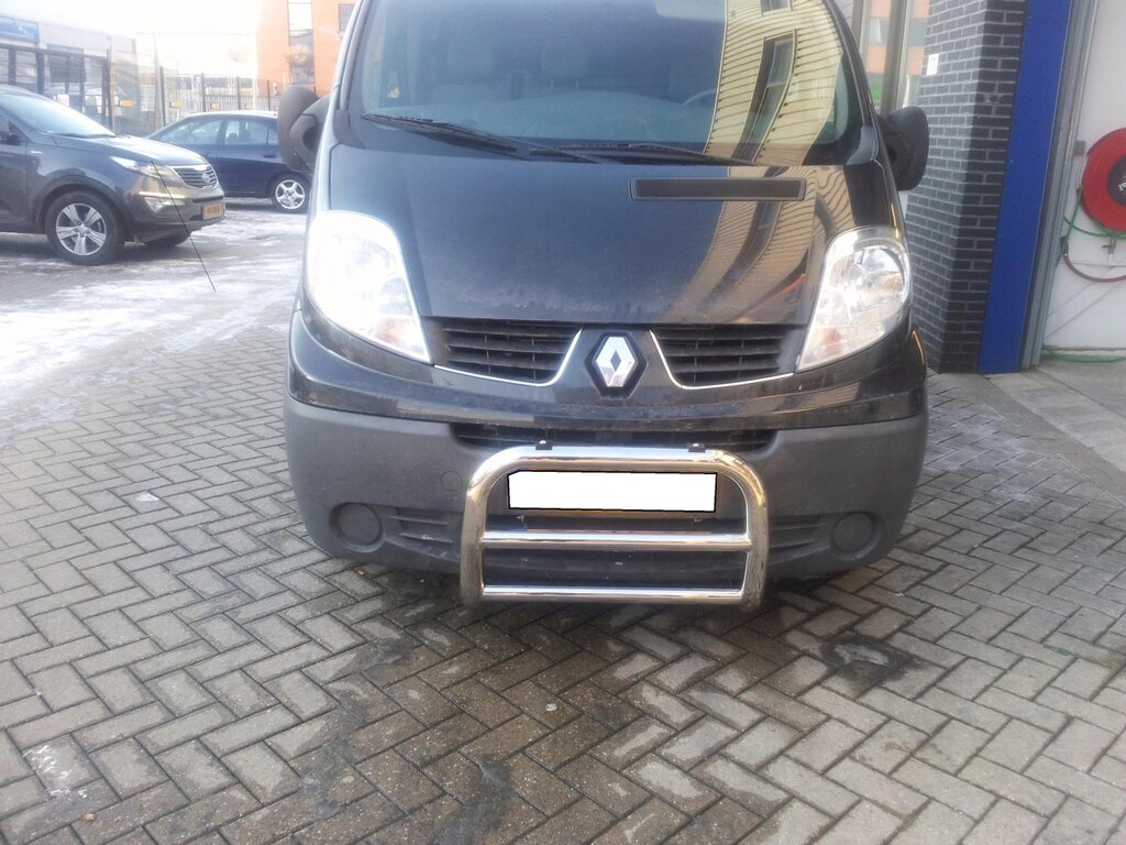 Кенгурятник для Renault Trafic 2001-2014, 2014+ Захист заднього бампера/дуги/пороги від компанії AUTOAS - фото 1