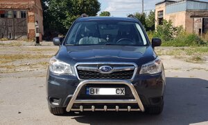 Кенгурятник для Subaru Forester 2012+ захист бампера дуги пороги