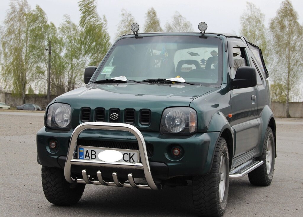 Кенгурятник для Suzuki Jimny 1998-2005 2005+ захист бампера дуги пороги від компанії AUTOAS - фото 1