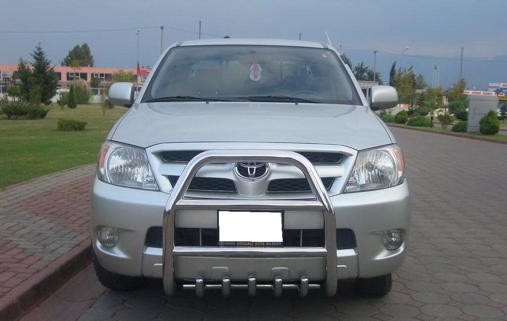 Кенгурятник для Toyota Hilux 2004-2015 захист бампера дуги пороги від компанії AUTOAS - фото 1