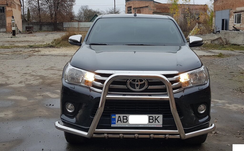 Кенгурятник для Toyota Hilux 2015+ захист бампера дуги пороги від компанії AUTOAS - фото 1