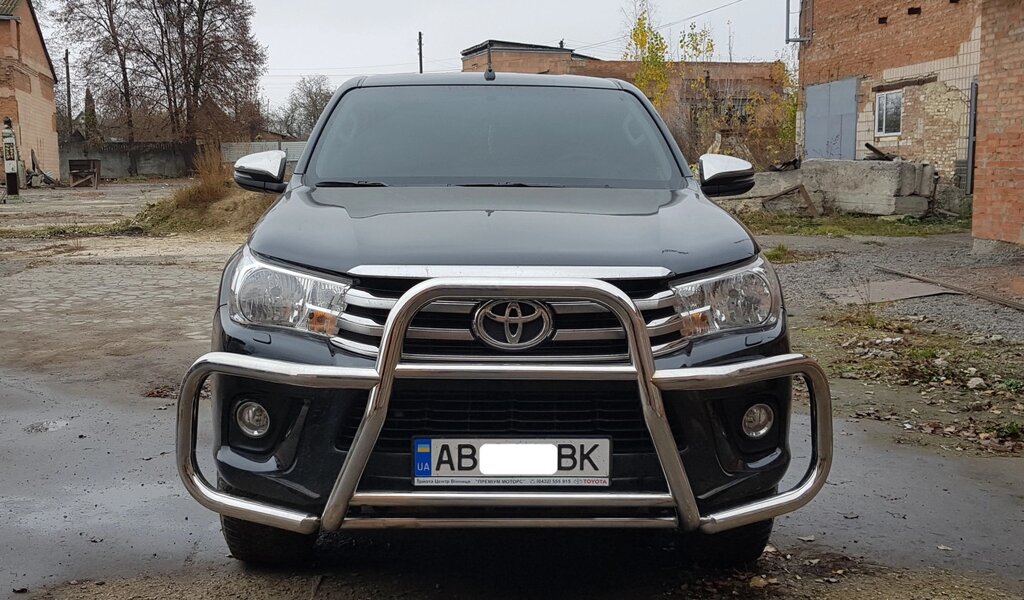 Кенгурятник для Toyota Hilux 2015+ захист бампера дуги пороги від компанії AUTOAS - фото 1