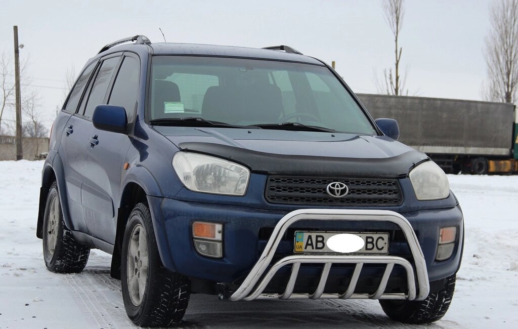 Кенгурятник для Toyota RAV4 2000-2005 захист бампера дуги пороги від компанії AUTOAS - фото 1